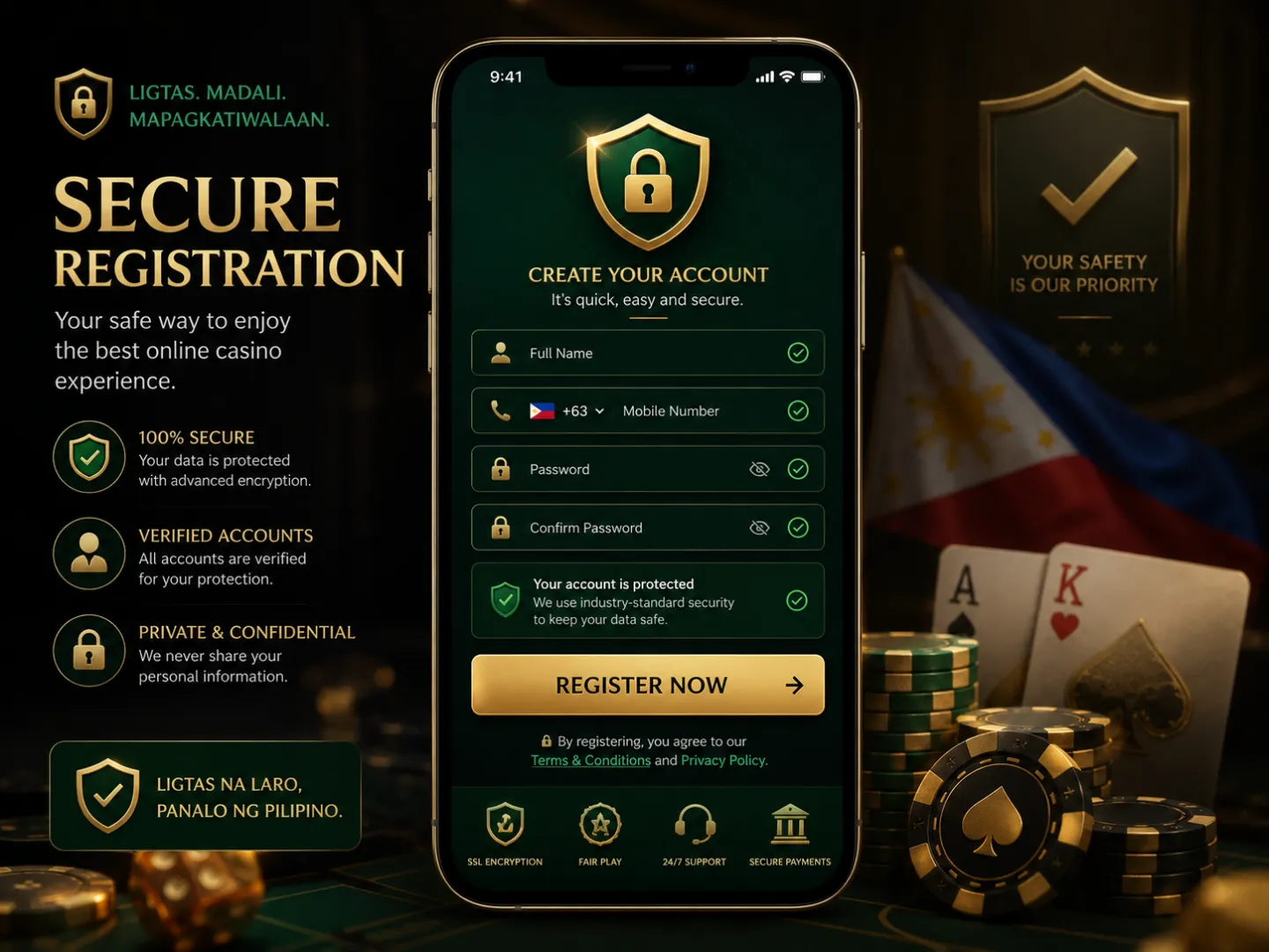 Secure Game VIP registration guide for Filipino players